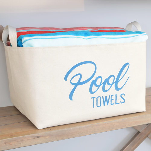 asouthernbucket Pool Towels Storage Bin & Reviews Wayfair